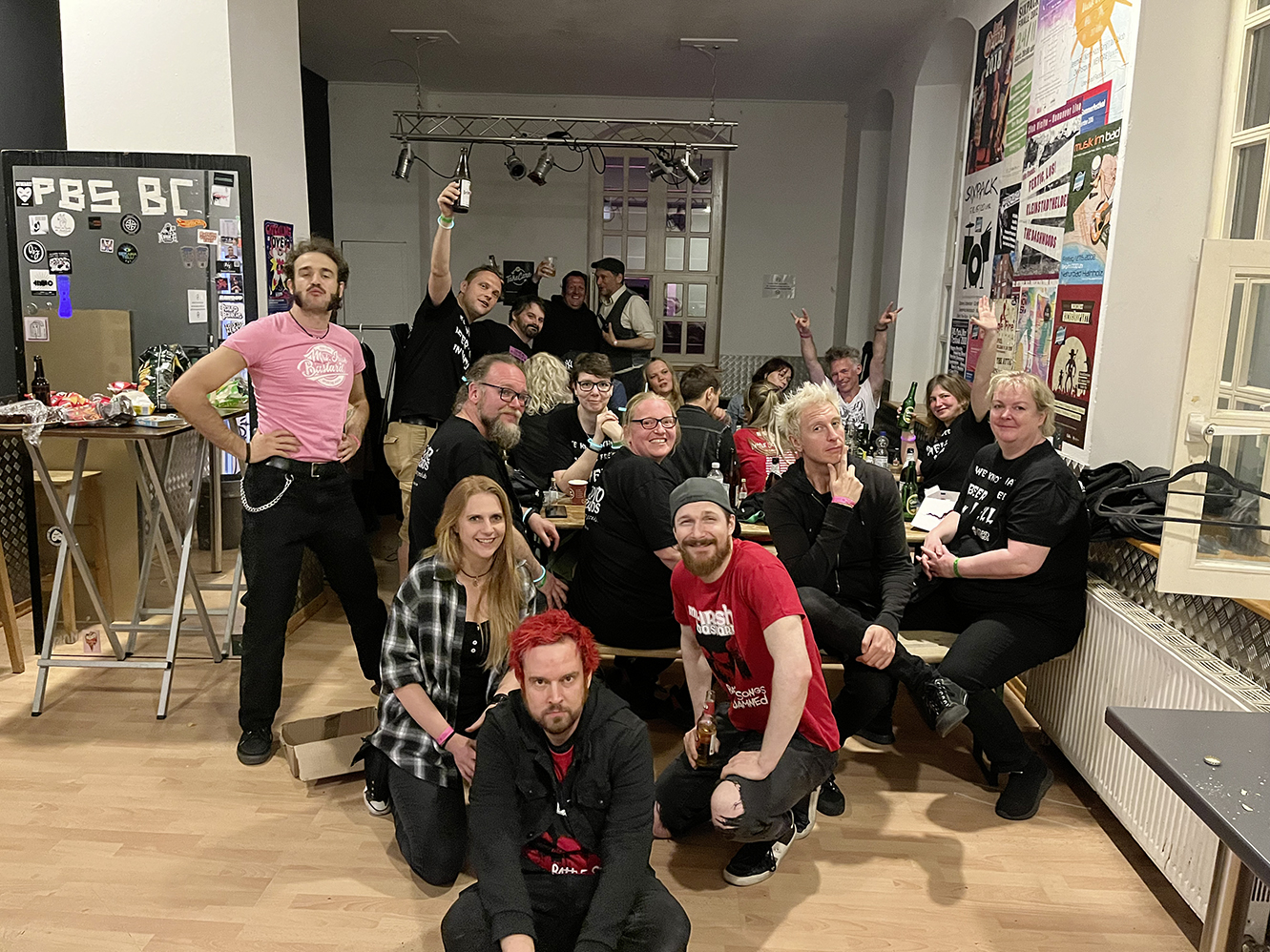 Backstage Treffen mit den Cloverhearts