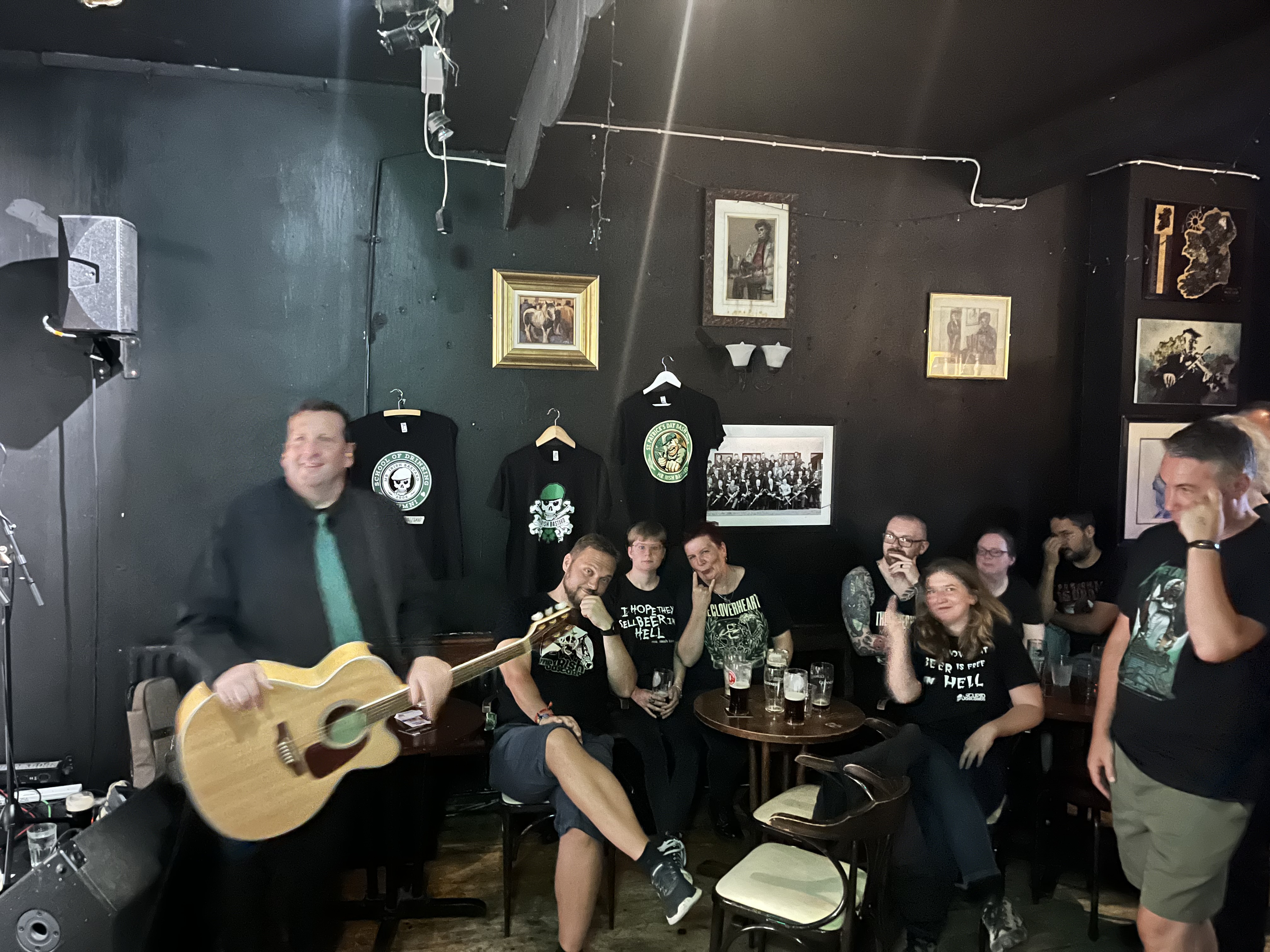 Bühnendeko beim dem Konzert in Dublin