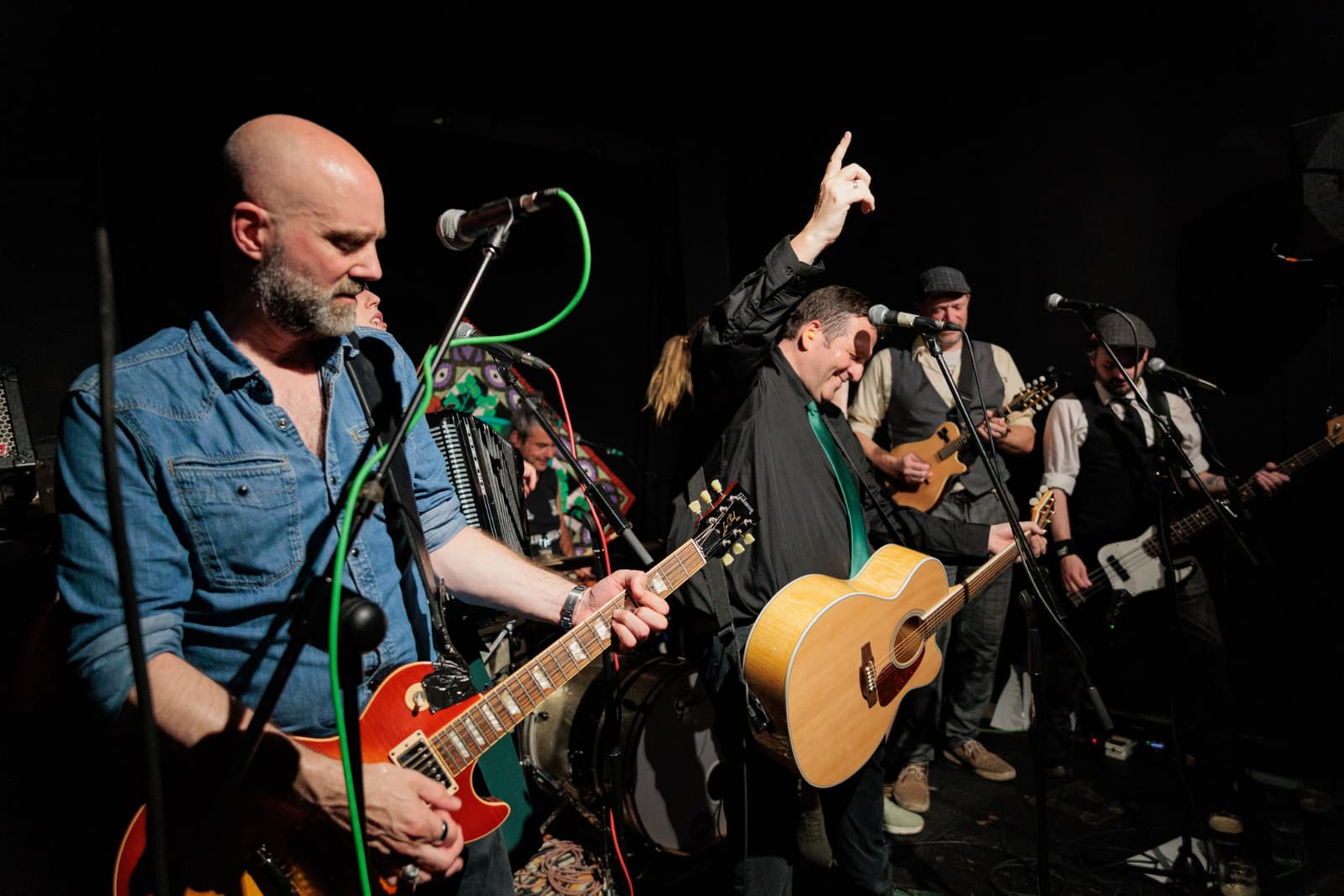 Band beim dem Konzert in Dublin