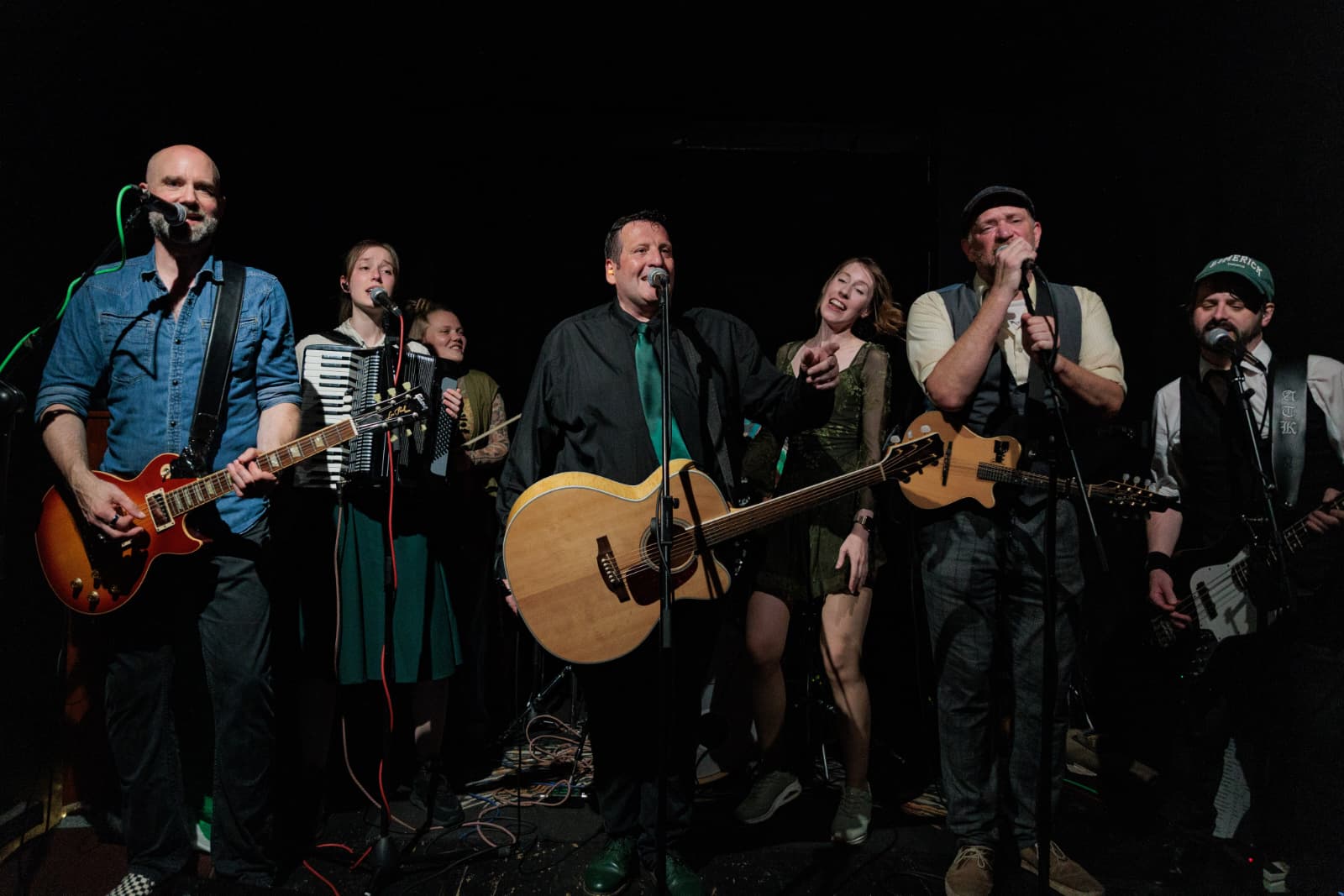 Band beim dem Konzert in Dublin